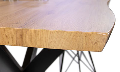 Massivholz oder furniert – die ehrliche Gegenüberstellung 1 Tischplatte aus MDF - furniert