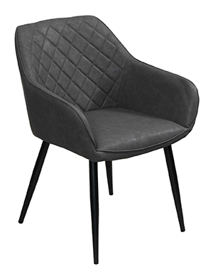 Armlehnstuhl 1 Armlehnstuhl mit Rautenmuster-Lehne